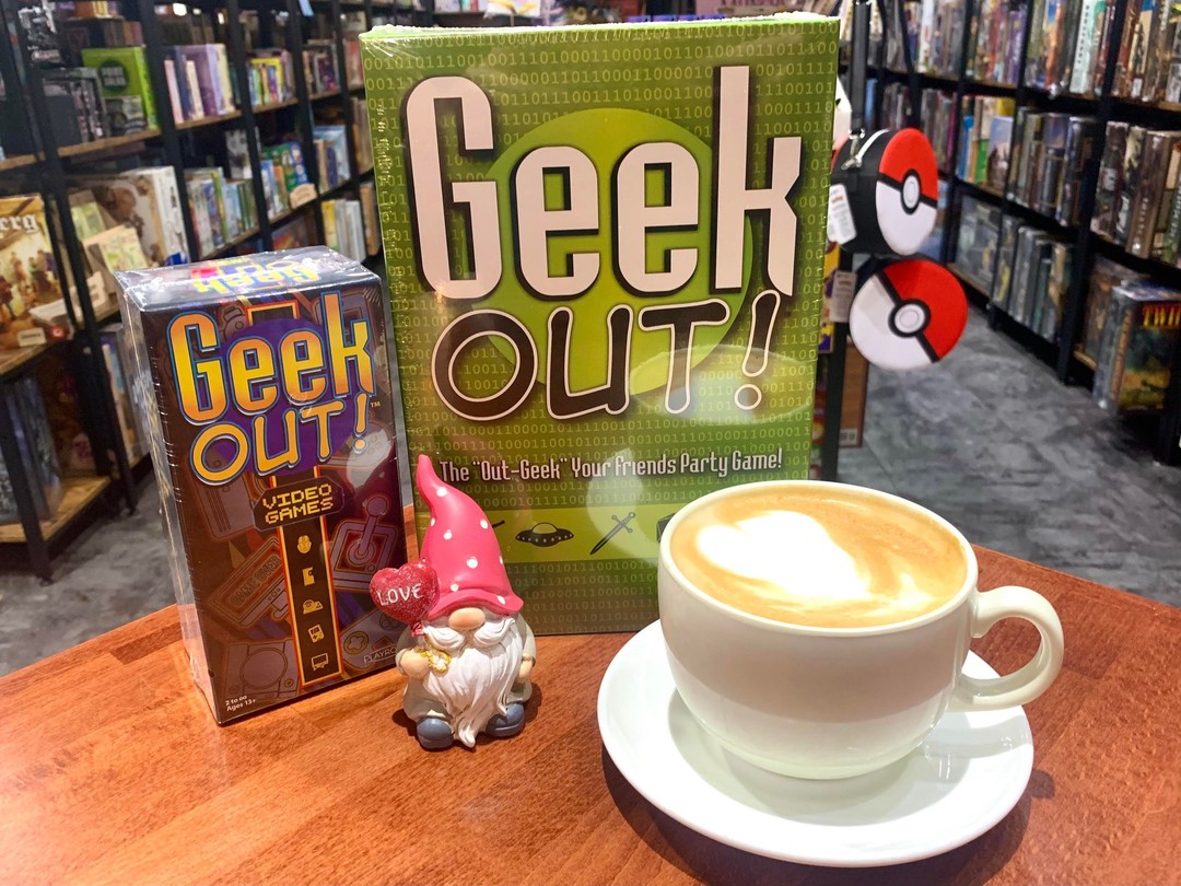 Calling all Geeks! Today is all about what you love and embracing it! That's right, its national Embrace Your Geekness Day! 

Come check out our perfect game for this holiday, Geek Out! While your here why not grab a warm latte to cozy up with while you test your inner geek with this fun party game! 
 #midwest #boardgamer #boardgamesofinstagram #boardgamegeek #boardgame #sturgeonbay #boardgames #doorcounty #geek #geekout